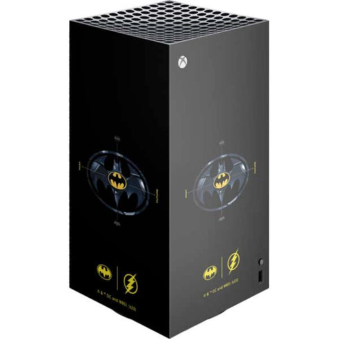 DC Comics The Flash Movie: Batman Multiverse Logos XBox Series X Digital Edition Console Skin